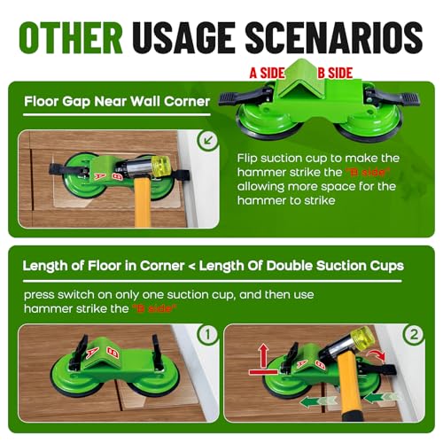 NAACOO Heavy Floor Gap Fixer Tool with 5pcs Sticky Pad