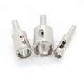 Diamond Hole Saw Set of 3, Glass Hole Saw Drill Bit Kit Suitable for Ceramic Glass Tile Porcelain Marble (12, 19, 25mm) - size: 3 in 1 | 12,19,25mm
