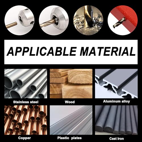 21Pcs Cobalt Drill Bit Set (1/16"-3/8"), M35 HSS, 135 Degree Tip, Twist Jobber Length for Hardened Metal, Stainless Steel, Cast Iron, Wood, and Plastics, with Index Storage Case - style: 21pcs Cobalt Drill