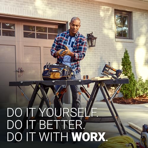 WORX Portable Folding Workbench, 2-in-1 Pegasus Table & Sawhorse, WX051 - style: Portable Workbench & Sawhorse