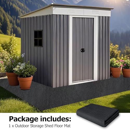 6x8.2FT Outdoor Storage Shed Floor Mat, Tent Carpet for Camping Furniture - size: 6 x 8.2 FT
