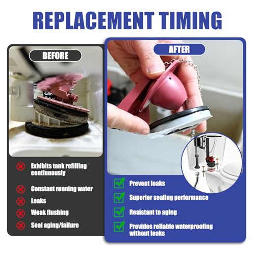 2602 Toilet Flush Valve Sealant Ring fit for Fluidmaster 555C Flush Valve