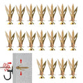 Drywall Anchors and Screws Kit, 120 PCS (60 PCS 12x30mm/0.47"x1.18" Anchor + 60 PCS 4x30mm/0.16"x1.18" Screw), Heavy Duty Galvanized Expansion Wall Anchor Kit for Picture Hanging & Drywall Repair - size: 12mm x 30mm (anchors), 4mm x 30mm (screws)