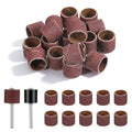 22Pcs Dog Nail Grinder, Sanding Bands and Drums Replacement Kit for Dogs and Cats, Safe Quiet Electric Nail File Grooming Supplies for Smooth Claw Care Polishing (1/2 Inch 120 Grit)