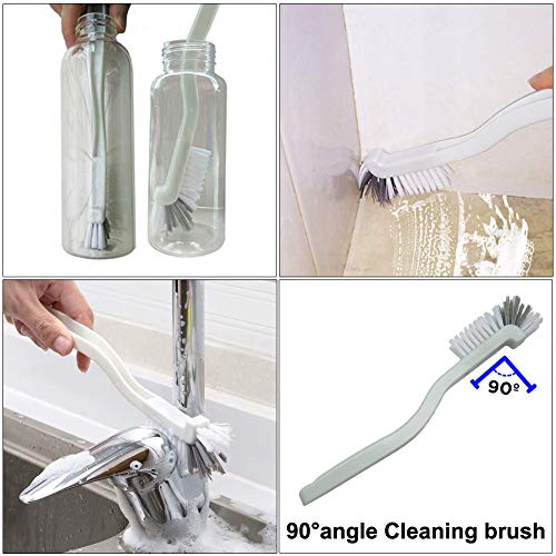 Crevice Cleaning Brush Set, Hard Bristle Grout Scrub Brushes, 5Pcs