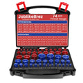 Thread Checker, 74pcs Nut and Bolt Thread Checker, 39 Inch & 35 Metric Box Set Thread Gauge, Thread Checker Standard and Metric Suitable for Size Checker of Bolts or Nuts in Narrow Areas - size: 74 Thread Checker
