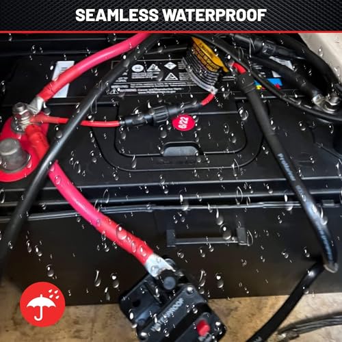 RED WOLF Waterproof Red and Black Heat Shrink Tubing Kit 270PCS, 3:1 Shrinkage Ratio, Adhesive Lined Electrical Cable Harness Heat Shrink Tube Marine Grade for Wire Wrap Connection Insulation