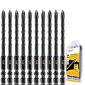 10Pcs Cross-Tip Masonry Drill Bit Set & Concrete Drill Bit Set, 1/4" - size: 10 pcs 1/4" Masonry Drill Bits