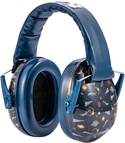 Snug Kids Earmuffs – Noise Reduction for Toddlers & Children – Adjustable, Lightweight, Foldable, Soft & Comfortable - color: Space Wars