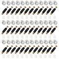 Jiozermi 36 Sets 3-in-1 Furniture Connecting Kit - size: B