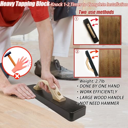 NAACOO Laminate Flooring Tools, 4in1 Pro Floor Install Kit for Vinyl Plank - size: Pro-4 in 1 Flooring Tools