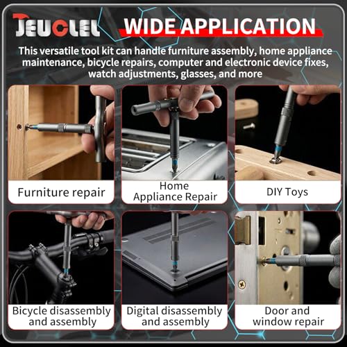33 in 1 Magnetic Screwdriver, Multi Bit Ratcheting Screwdriver Set