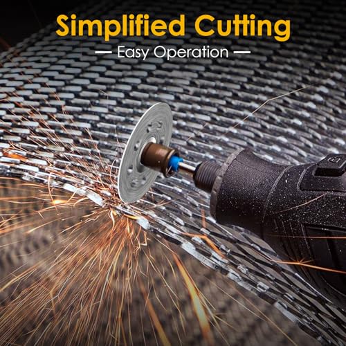 30 Pcs 545 Diamond Cutting Wheel Rotary Tool Cutting Discs (22mm)