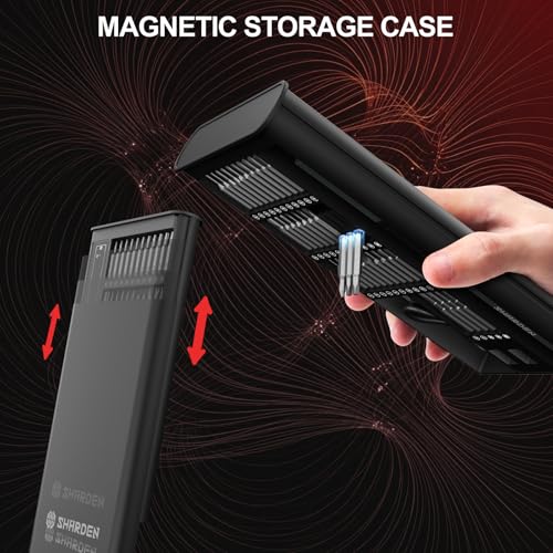 SHARDEN 75 IN 1 Mini Electric Screwdriver Set, Power Screwdriver