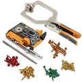 BORA Automatic Pocket Hole Jig Kit with 3in Face Clamp 50pc Screws - size: Mini Jig w/ Clamp
