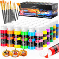 Caliart 36 Colors Acrylic Paint Set with 12 Brushes - color: Regular, size: 2 Fl Oz (Pack of 36)