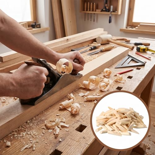 JJUNW 100 Pcs Solid Wood Pocket Hole Plugs, 3/8-Inch Diameter Pocket Hole Jigs Wooden Plugs, Pockets Screw for Pockets Holes Jig Woodworking Tool, Pine Wood Plug for Jig Accessories