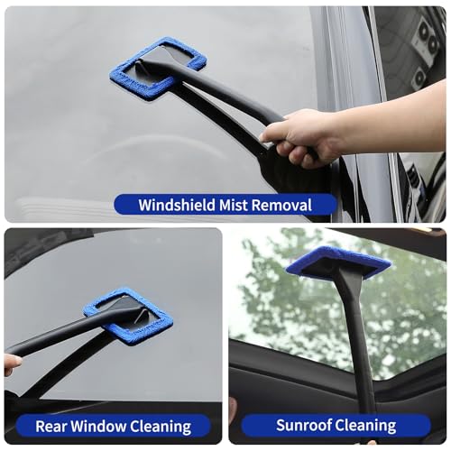 Qydipclin 34Pcs Car Detailing Kit, Car Detailing Brush Set, Car Wash Cleaning Kit, Car Detailing Brushes, Professional Car Care Kit for Interior Exterior Wheels, Blue - size: 34pcs