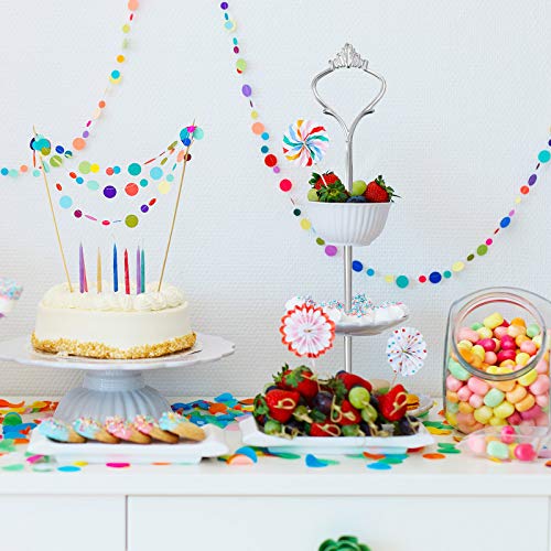 Patelai 6 Sets 3 Tier Cake Stand Hardware Tiered Tray Plate Hardware Kit Heavy Metal Cake Fruit Food Plate Stand Fitting Stacking Kit for Serving Dessert Cupcake Dish Food (Simple,Black,Silver,Gold) - color: Black, Silver, Gold, size: Simple
