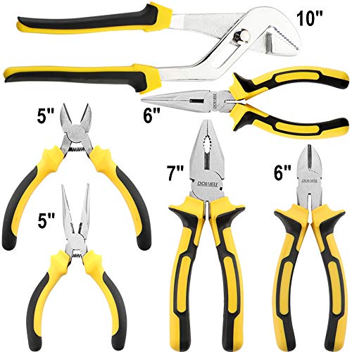 DOWELL 24 pcs Homeowner Tool Set, Home Repair Hand Tool Kit - size: 24PCS