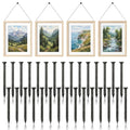 2 Inch Black Iron Nails, 30 PCS Antique Head Nail Decorative Nail for Hanging Pictures, Wall Nails Black Picture Hangers for Bedroom Bathroom Office Hanging Handmade Project Decoration Wall Decor