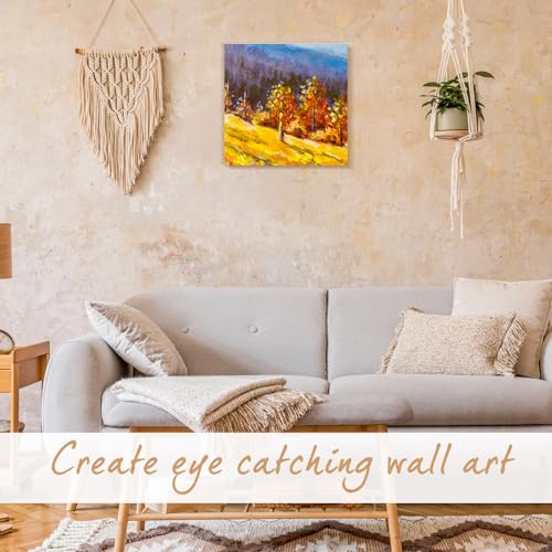 DoubleFill 4 Pcs Washed Blank Wooden Signs, 12 x 12 x 0.6 Inch Blank Signs for Crafts, Rustic Wood Canvas, Wooden Plaque, Wood Planks for Crafting Wall DIY Projects Gift Making(White) - color: White