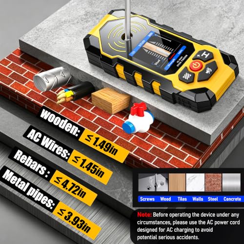 Stud Finder Wall Scanner4 in1Wall Stud Detector of Wood AC Wire Metal Studs