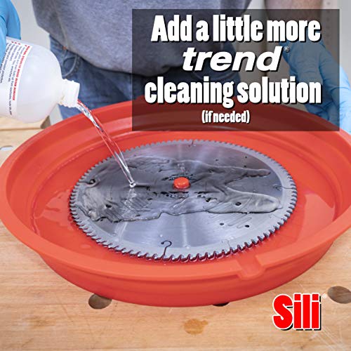 Deluxe Saw Blade Cleaner Kit w/Trend Spray Bottle Cleaner & 3 Wire Brushes