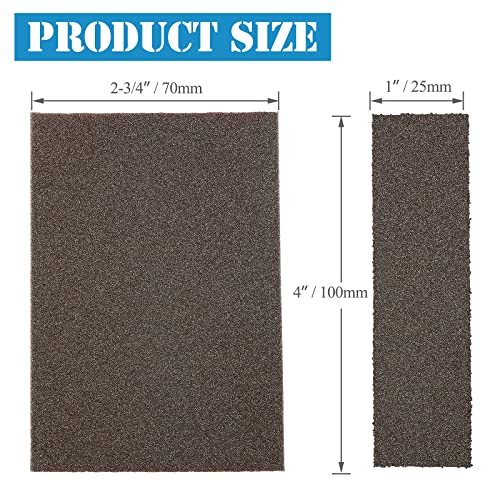 8Pcs 150 Grit Sanding Blocks, Jamiikury Fine Sanding Sponge Washable and Reusable, Wet Dry Sandpaper Sponge for Wood Metal FurniturePaint and Drywall - size: 150 Grits