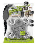 Slipstick GorillaFelt Chair Leg Floor Protectors for Hardwood Floors, Clear Sleeve Felt Pads for Furniture That Stay On, Fits Round & Square Legs, Includes 8 Premium Transparent Chair Socks, CB186 - size: 1-1/8 Inch - 1-3/8 Inch Sleeve 8 Pack