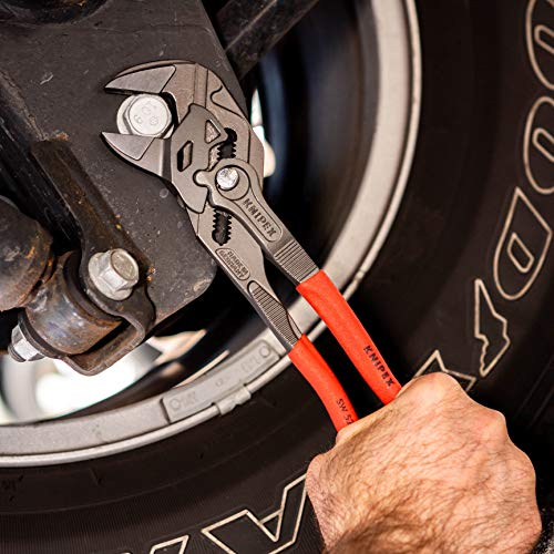 KNIPEX Tools - Pliers Wrench, Black Finish (8601250), 10-Inch - size: 10-Inch, style: Wrench, Black Finish