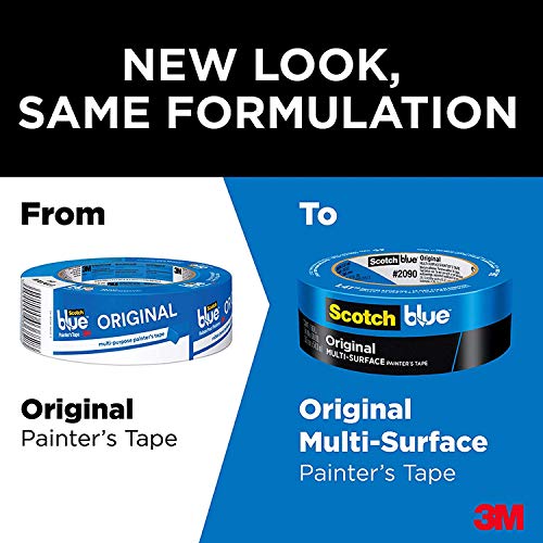 ScotchBlue Original Multi-Surface Painter’s Tape, 0.94 inch x 60 Yard, 24 Rolls - size: 0.94" Width, style: 24 rolls