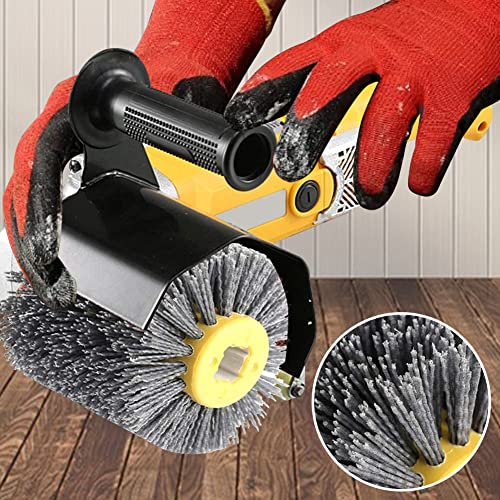 Shinboc 4.7 x 4 Inch Surface Conditioning Tool, 60 Grit Nylon Drawing Wheel - style: 60 Grit