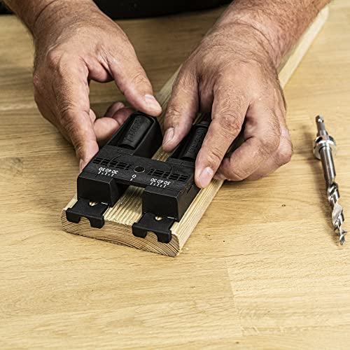Trend 3 in 1 Pocket Hole Jig Kit with Pocket Hole Jig, HSS Drill Bit & Depth Setting Collar, Square Drive Bit, 50 Screws & Kit Storage Case, PH/JIG/BK - style: 3-in-1