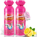 Foaming Drain Cleaner, Drain Clog Remover, Sink Hair Cleaner and Deodorizer, Expanding Foam for Hair, Grease and Soap Scum, for Kitchen Sinks, Bathroom, Showers, Tubs & Floor (2Pcs)