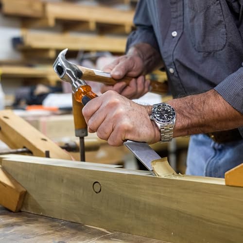 Buck Bros. 74819 2-Inch Wood Chisel, Full Tang Wood Carving Tools, Woodworking Tools for Carpentry, Trim Work, and DIY Projects, Hardened Steel Blade, Beveled Edge, Durable Non-Slip Handle - size: 2-Inch