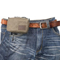 diodrio Belt Pouch for Men Women YKK Zippers EDC Pouch, Belt Bag Waist Pack for Hiking, Water Resistant, Waxed Canvas, Olive - color: Olive Medium