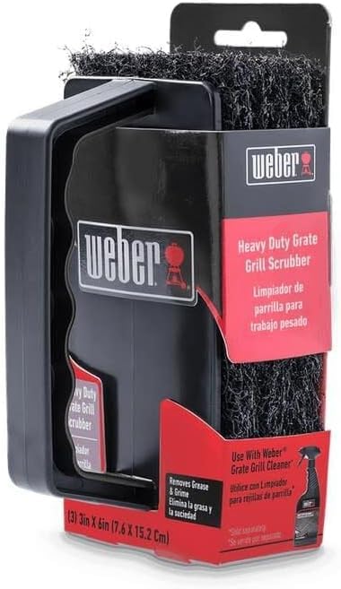 Weber Scubber Grill Grate Scrubber, Black (Pack of 6) - size: (Pack of 6)