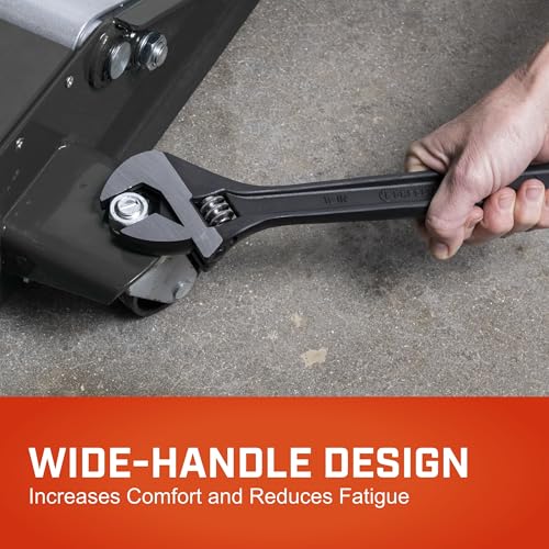 Crescent 10" Adjustable Black Oxide Wrench - Carded - AT210VS (Pack of 2) - size: 10 inch (Pack of 2)