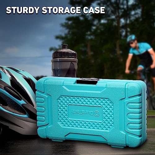 DURATECH 31 Pieces Bicycle Tool Kit, Bike Repair Tools with Storage Box