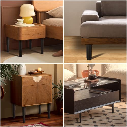 2pcs5"-9" Metal Adjustable Furniture Legs,Adjustable Height Replacement Leg - color: 2pcs 5"-9"