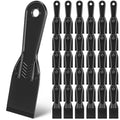 36 Pcs Plastic Putty Knife 2" Flexible Putty Knife Scraper, Black - color: Black