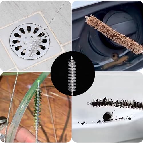 Mygeromon Flexible Drain Brush Extra Long Nylon Cleaner 59 Inches 1 PCS - color: 1 Pcs