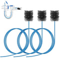 3 Pcs Condensate Trap Flexible Drain Brush, 48 Inch AC Drain Line Cleaning Brush for AC & HAVC Condensate P Trap, Blue - color: Blue, size: 48 Inch