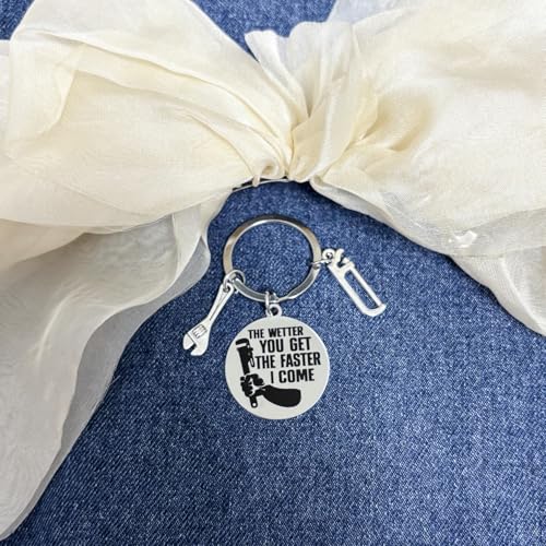 Plumbing Gifts for Men Plumber Appreciation Gifts for Plumber Ideal Plumbers Gift Keychain Gift for Husband Boyfriend Dad Retirement Valentine’s Day Christmas Birthday Coworkers Present