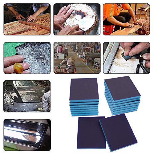 BokWin Sanding Sponge, 220 Grit, 16Pcs - size: 220 Grit