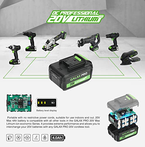 GALAX PRO Cordless Circular and Reciprocating Saw Combo Kit - style: 4-1/2"Cordless Circular Saw Combo Kit