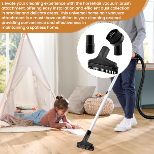 6-Piece Universal Vacuum Attachments Kit - size: 6Pcs Vacuum Brush, PP