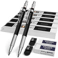 Nicpro 2mm Metal Mechanical Pencil Set with Case, 2PCS - size: 2 Pack