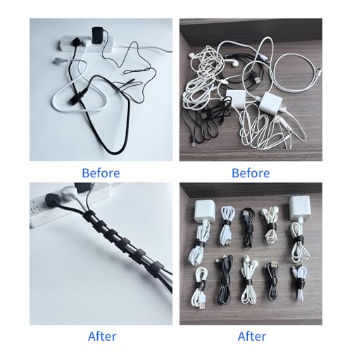 6Inches 160PCS Multi-Colour Reusable Cable Ties Cord Straps Multi-Purpose Wire Ties Cord Wrap Hook and Loop Organizer Cable Management,Adjustable Cord Ties - size: 6inches-160PCS